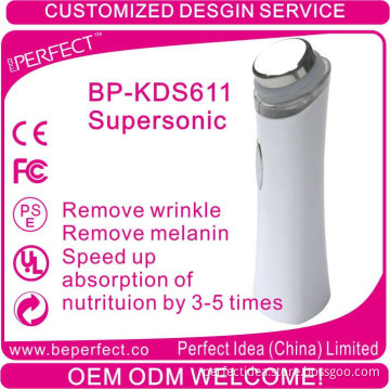 Anti-wrinkles ultrasonic beauty apparatus